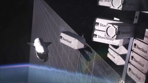 Illustration: Starcloud orbital data center taking shape